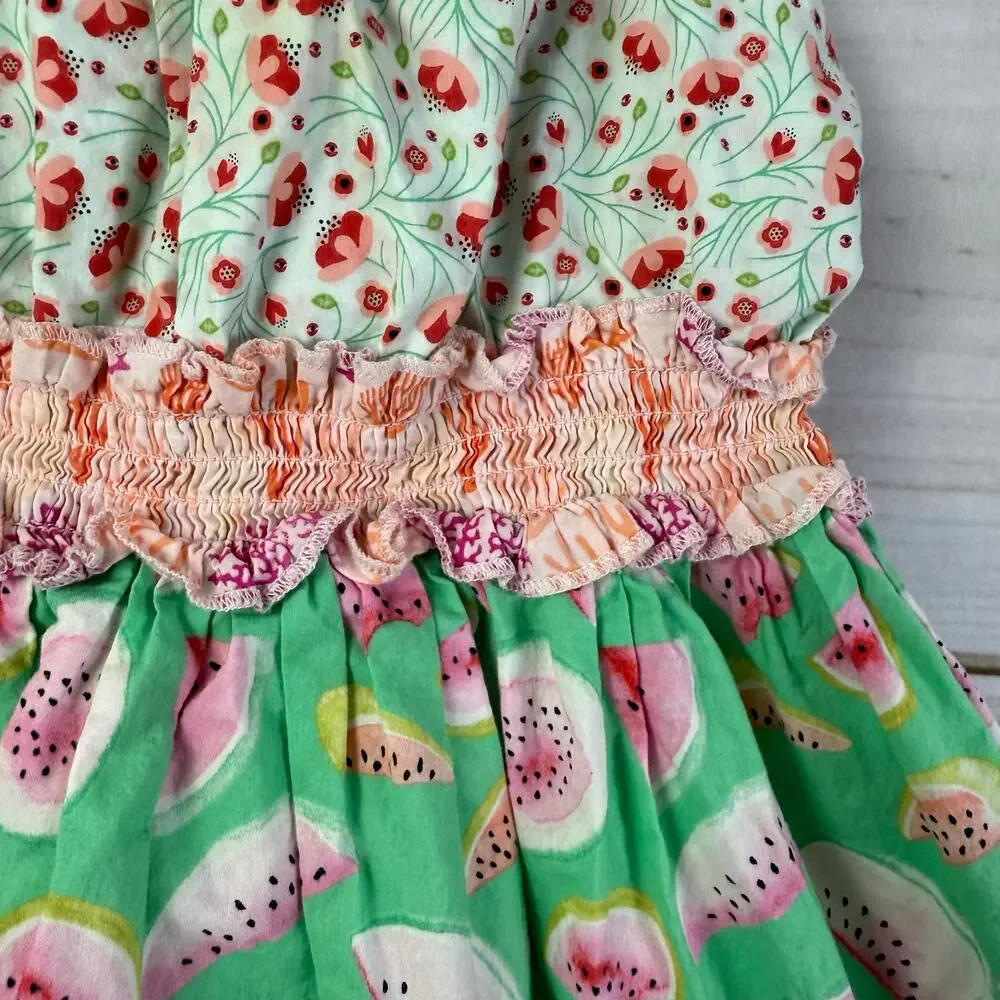 Matilda Jane Girls Adventure Begins Slice of‎ Life Watermelon Dress 6